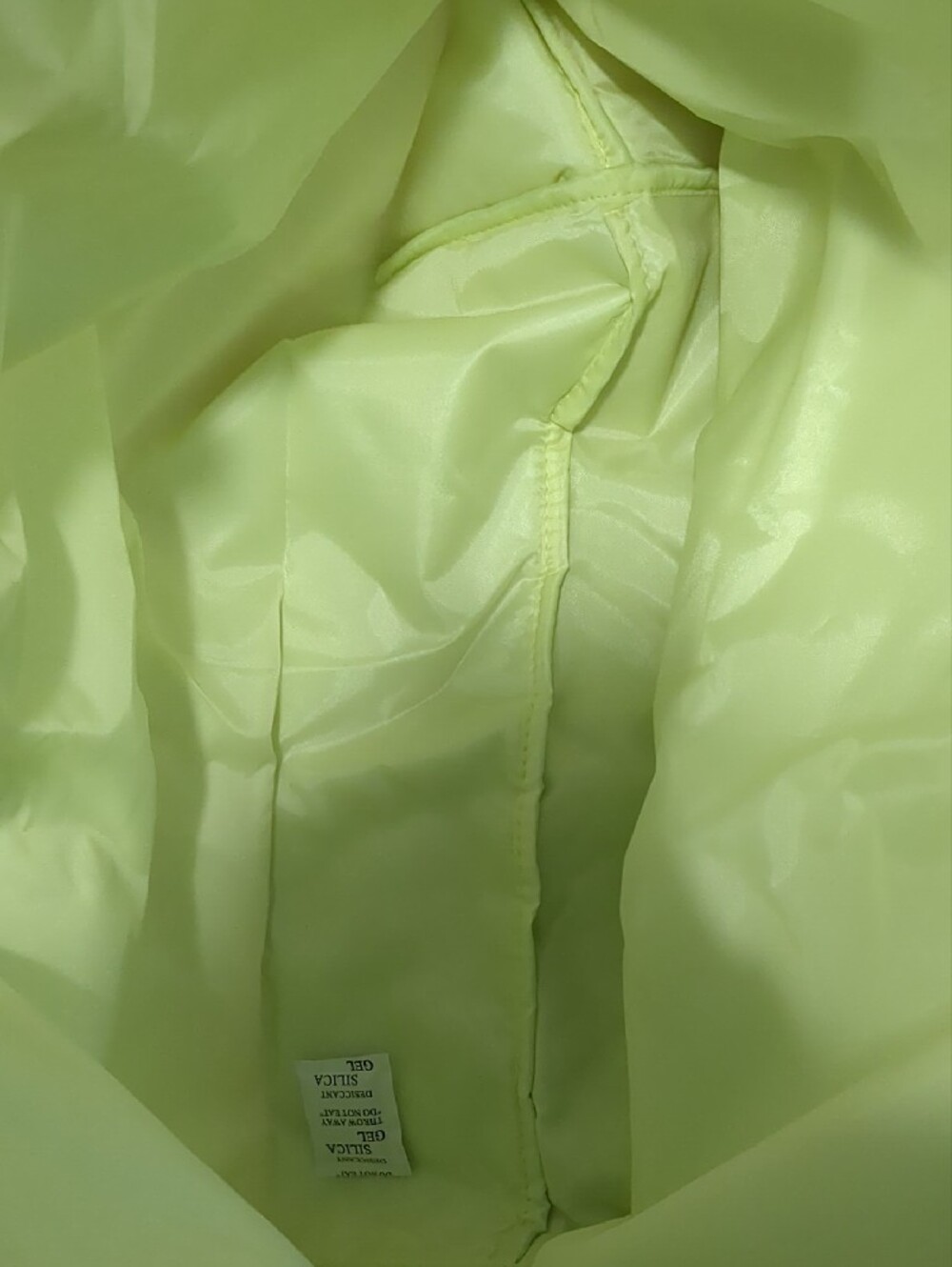 NWT Ulta Beauty Lime Light Neon Lime Side-Cinch Tote Bag - Picture 5 of 7